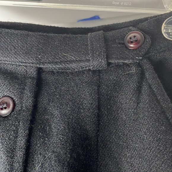 Century of Boston vintage size 6 black skirt feels like wool - Picture 3 of 11